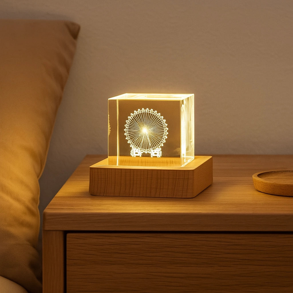 MoonBeam™ 3D Crystal Sculpture