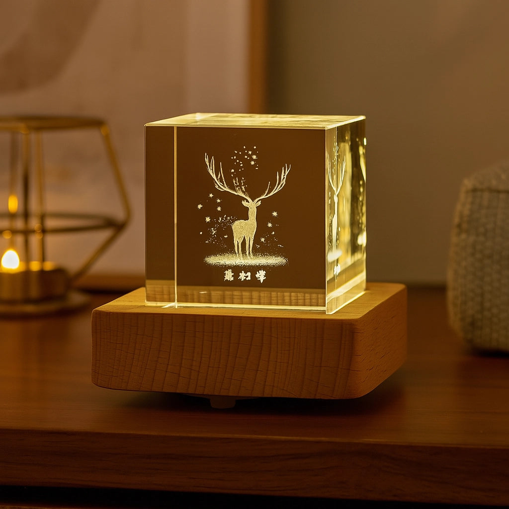 MoonBeam™ 3D Crystal Sculpture