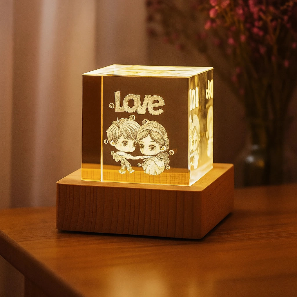 MoonBeam™ 3D Crystal Sculpture