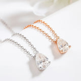 Radiant Teardrop Pendant Necklace