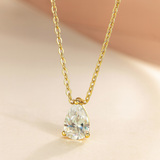 Radiant Teardrop Pendant Necklace
