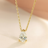 Radiant Teardrop Pendant Necklace