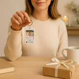 Custom Couple Photo Keychain