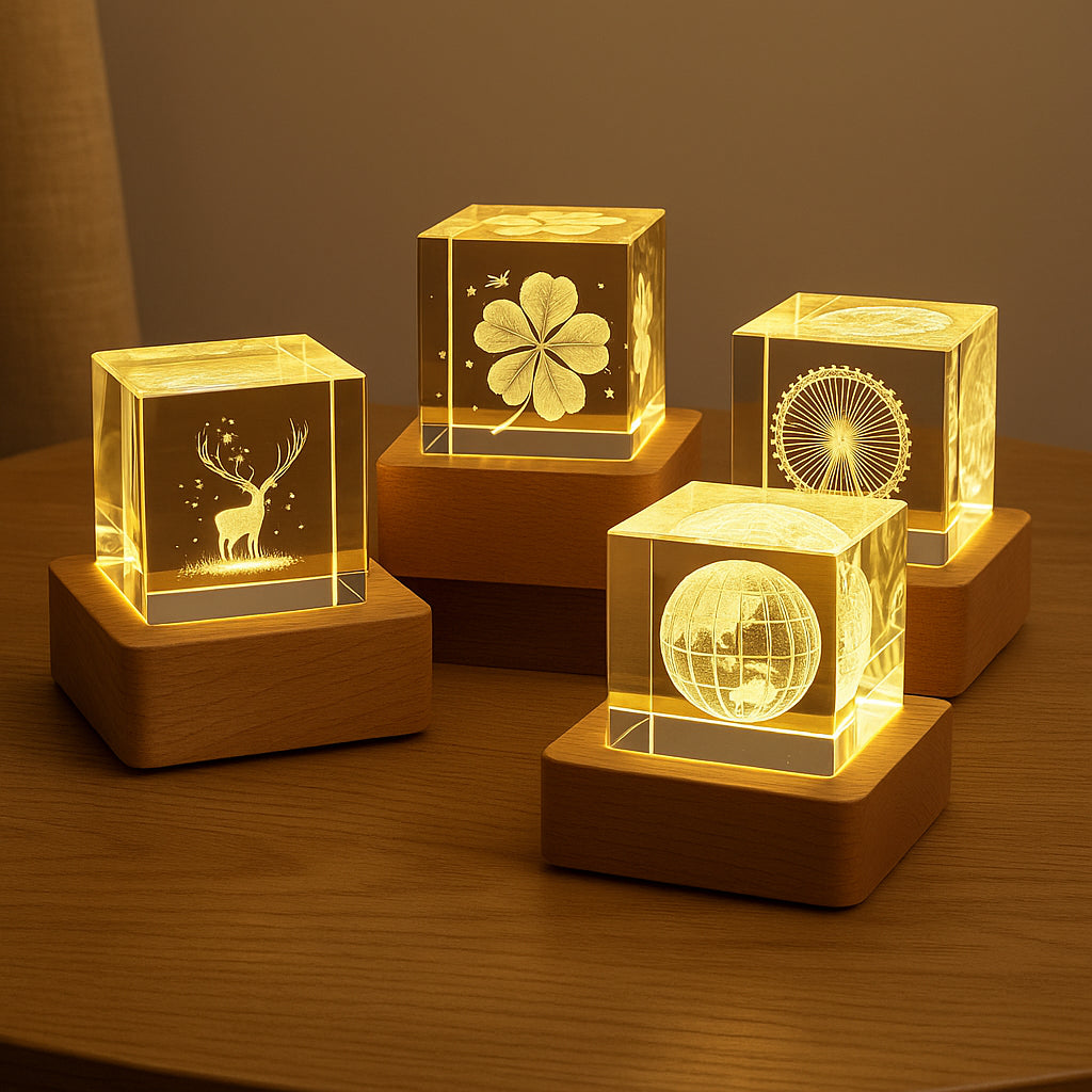 MoonBeam™ 3D Crystal Sculpture