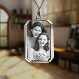 Personalized 3D Crystal Photo Necklace