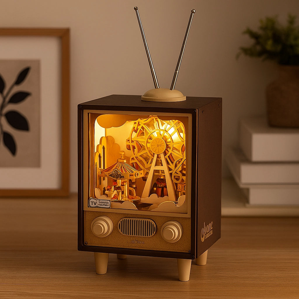 Wooden 3D Music Box Puzzle Set