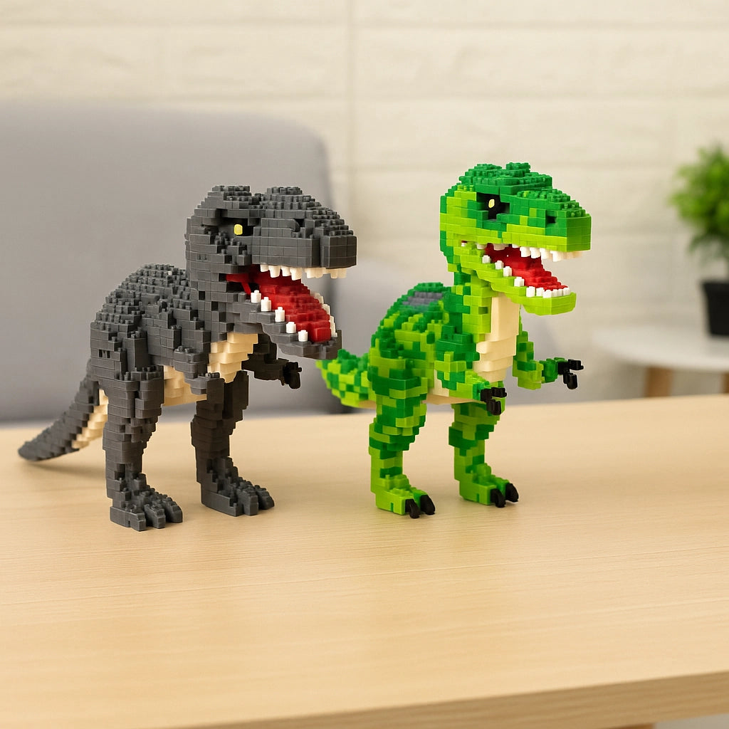 Dinosaur Micro Block Model Set