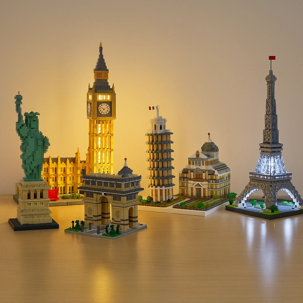 World Landmark Micro Block Set