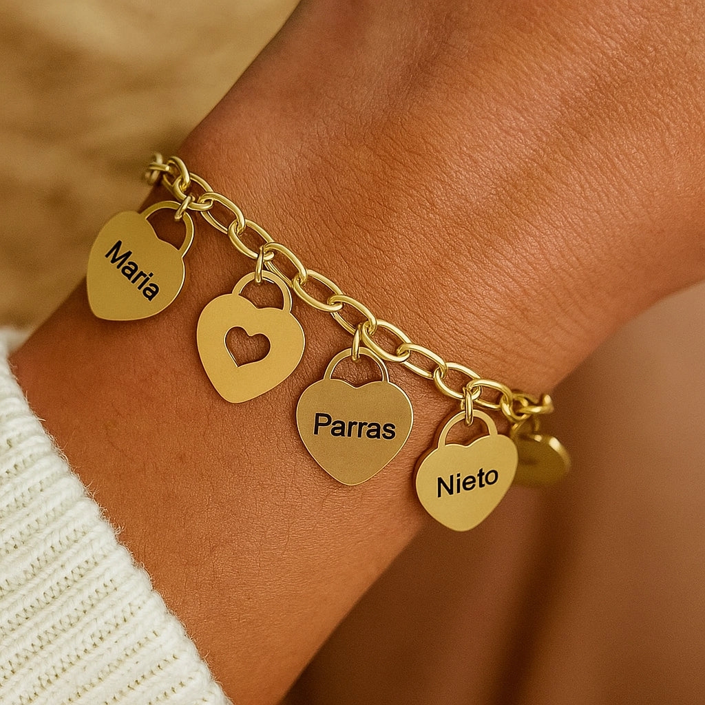 HeartCharm™ Personalized Bracelet