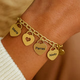 HeartCharm™ Personalized Bracelet