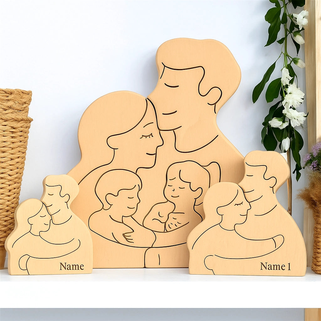 Wooden Family™ Puzzle