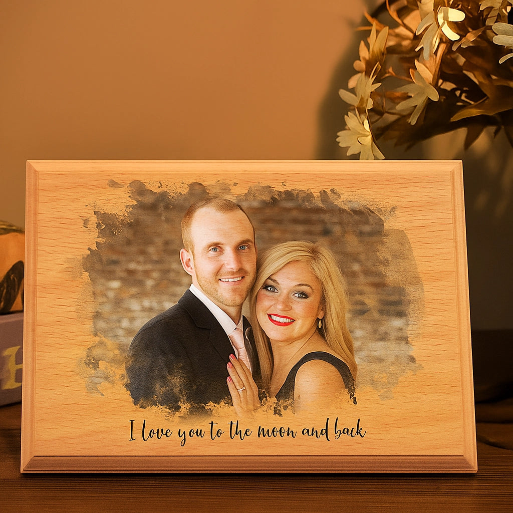 Custom™ Wooden Photo Frame