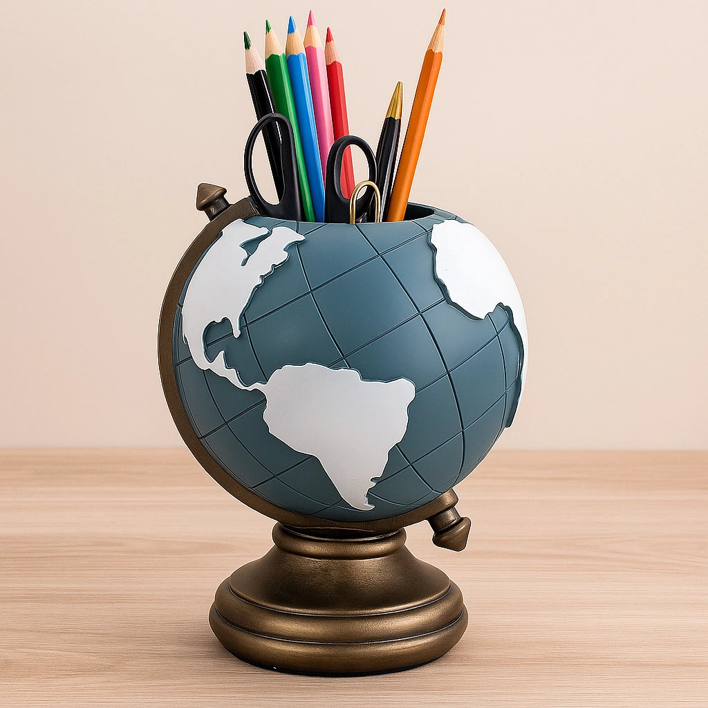 Globe Pen Holder