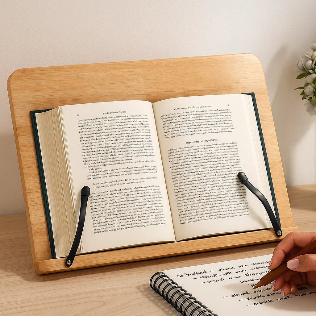 Bamboo Book Stand