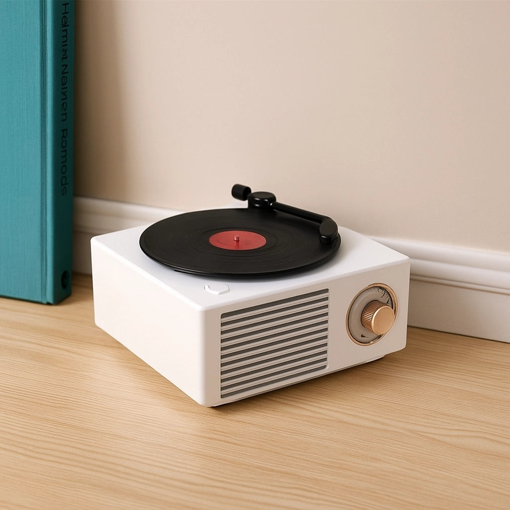 Vintage Vinyl Bluetooth Speaker