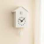 Nordic Birdhouse Wall Clock