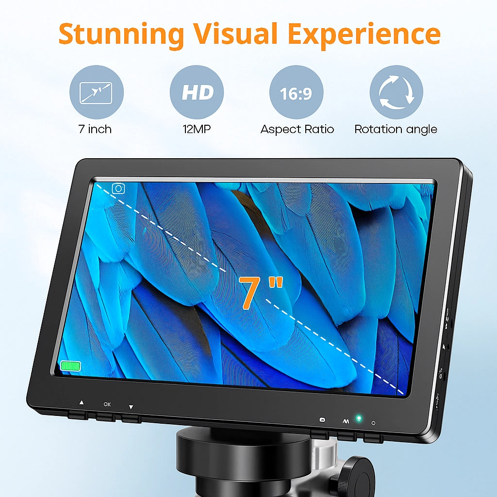 7-Inch LCD Digital Microscope