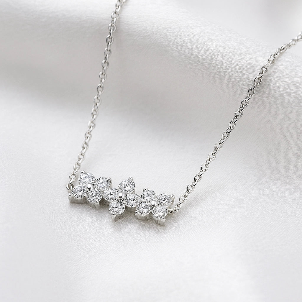 MoissaniteBloom™ Pendant Necklace