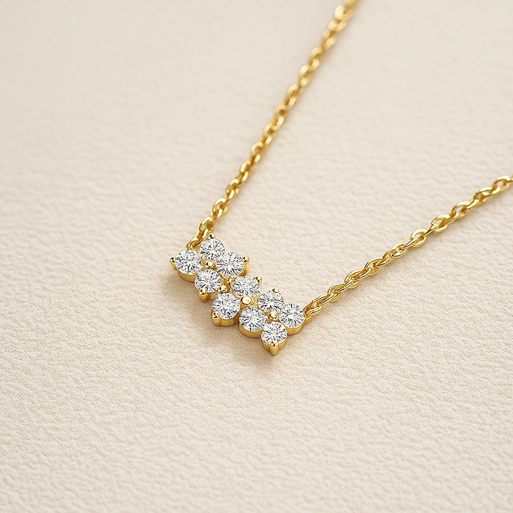 MoissaniteBloom™ Pendant Necklace