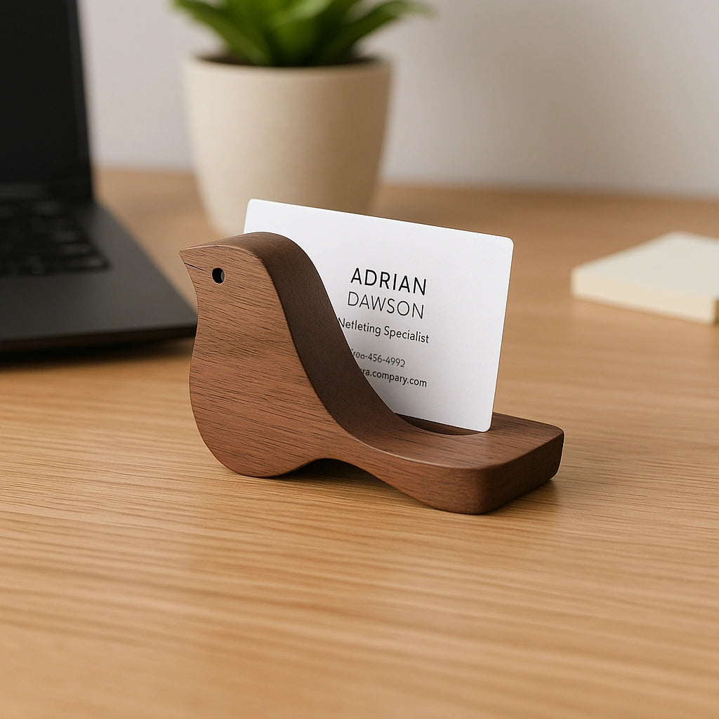 Business Card™ Wooden Holder