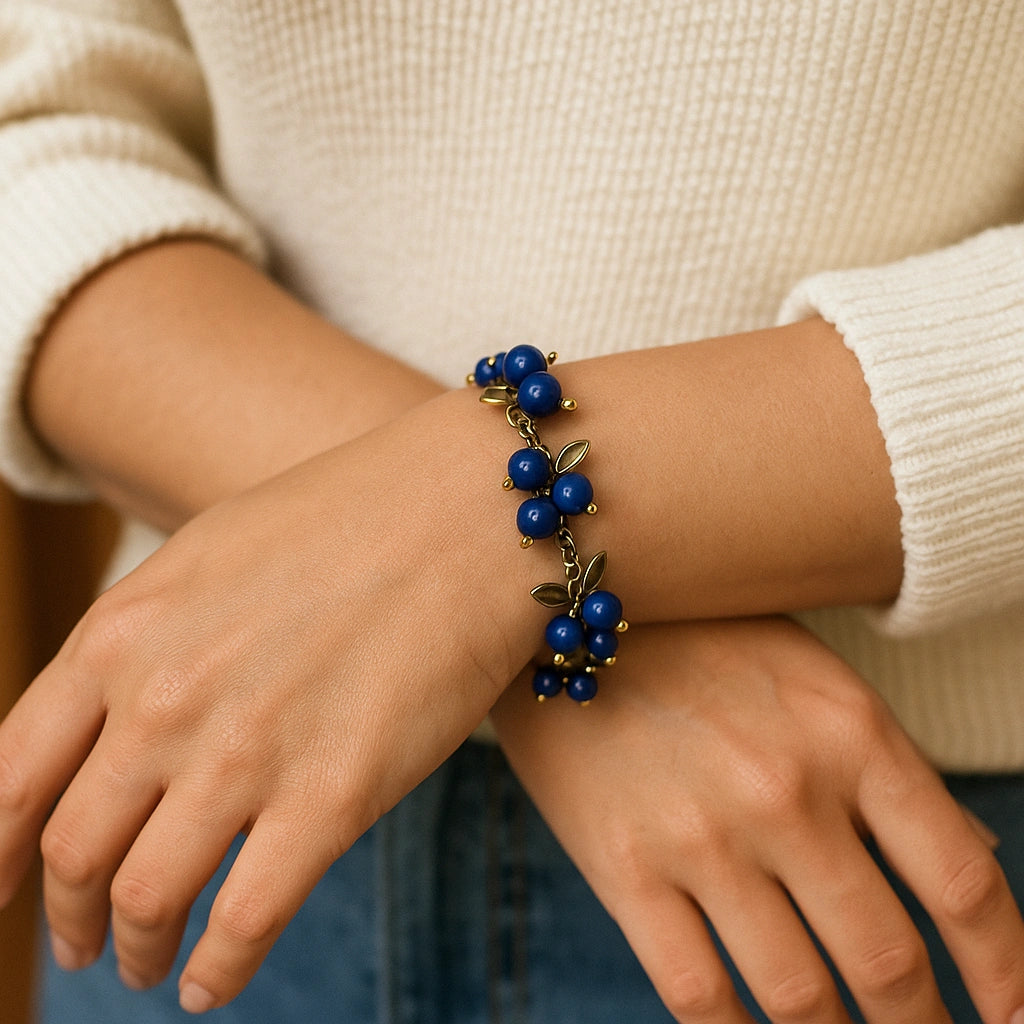 Colorful Beads™ Peach Bracelet