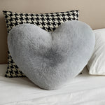 Heart-Shaped Fluffy Pillow