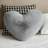 Heart-Shaped Fluffy Pillow