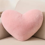 Heart-Shaped Fluffy Pillow
