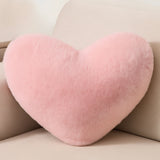 Heart-Shaped Fluffy Pillow
