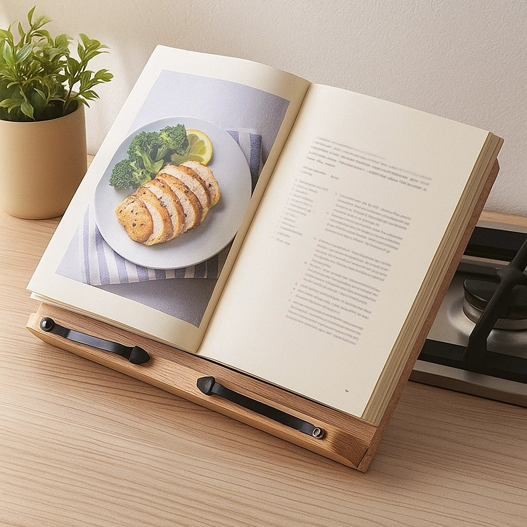 Bamboo Book Stand