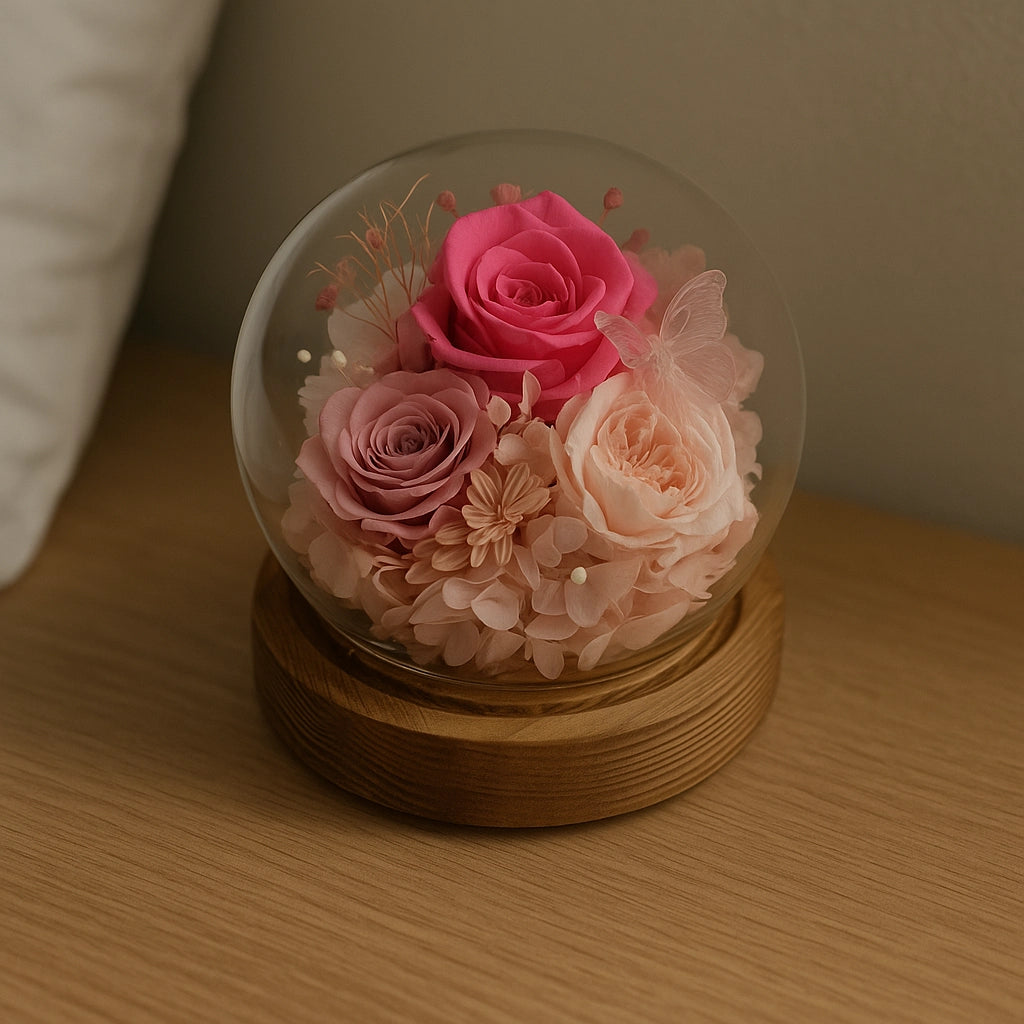 Eternal Rose Glass Dome Gift