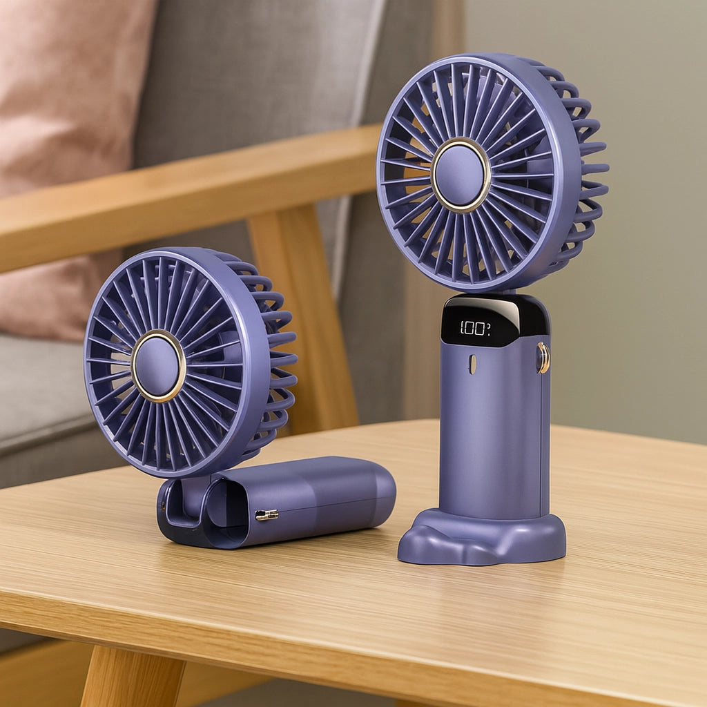 Portable Handheld Rechargeable Fan