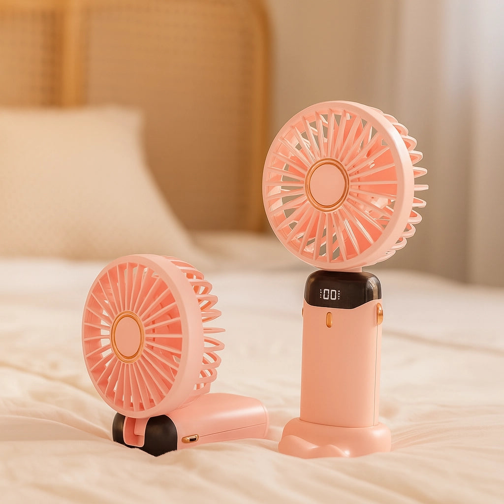 Portable Handheld Rechargeable Fan