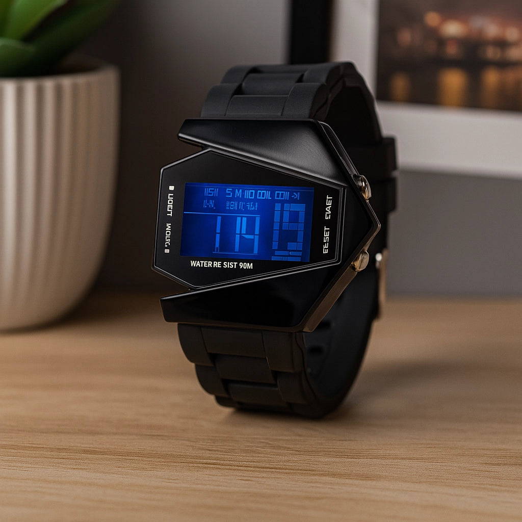 Airplane LED Wrist Watch
