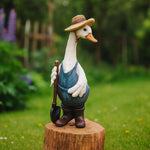 Porch Goose Garden Statue