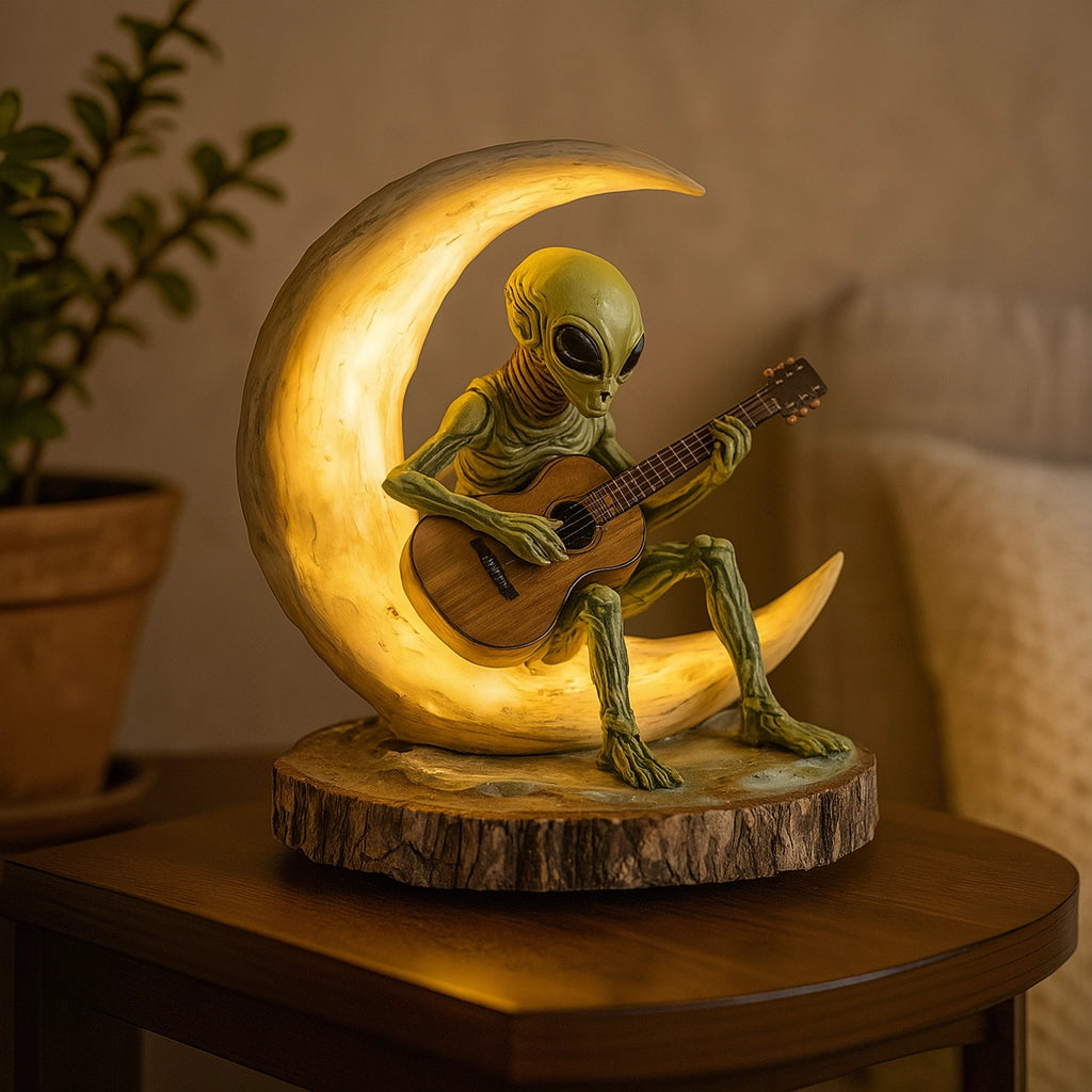 Boho Alien Moon Figurine