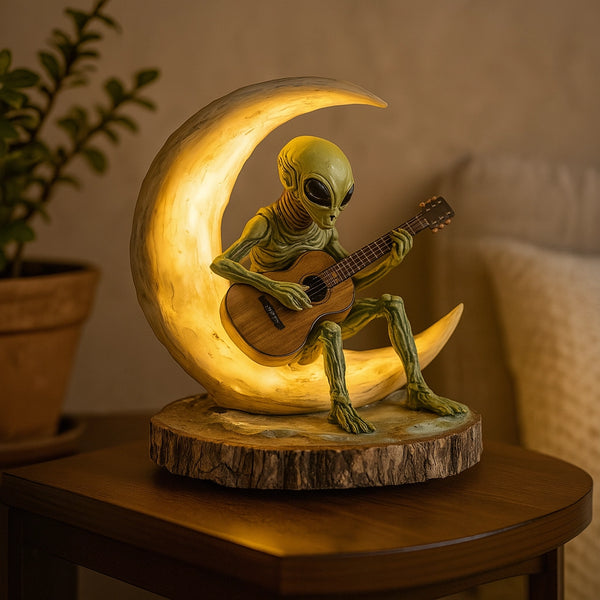 Boho Alien Moon Figurine