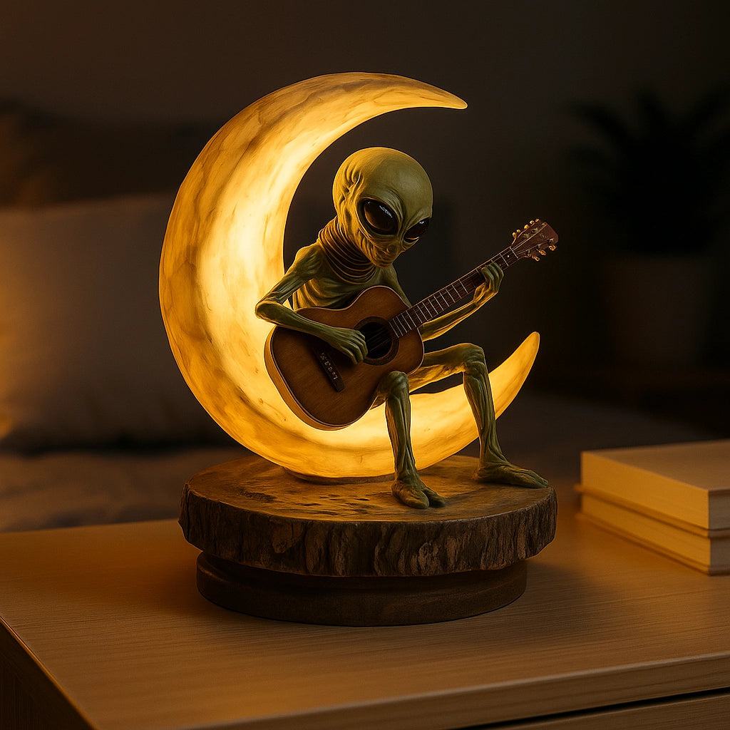 Boho Alien Moon Figurine