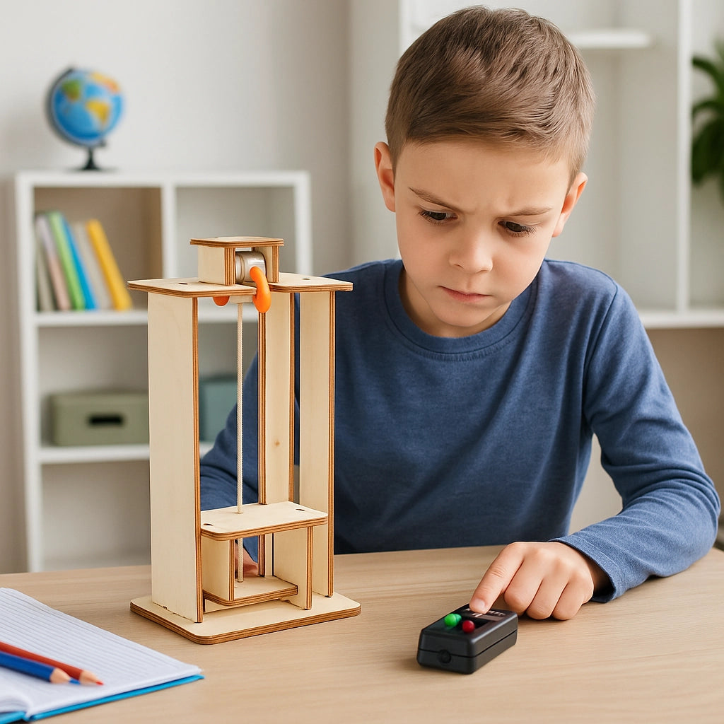 Wooden Elevator STEM Kit