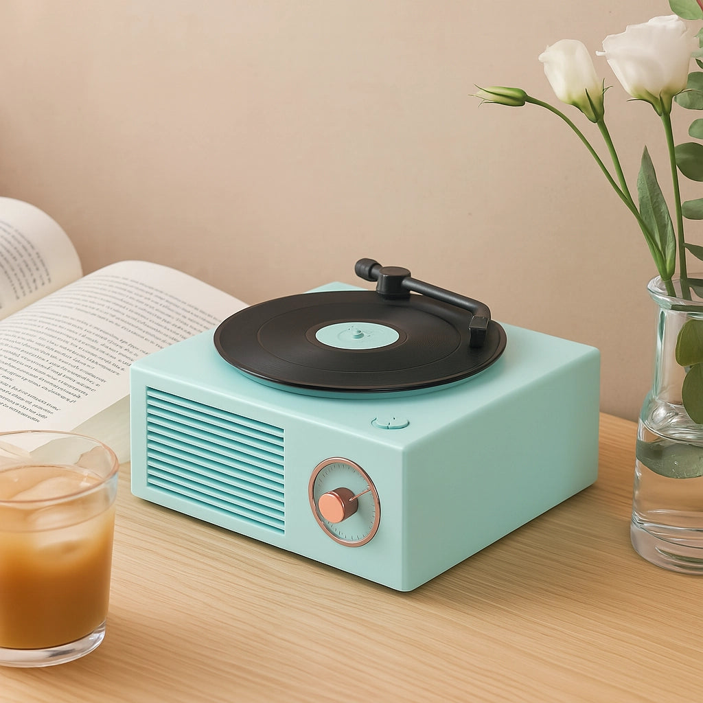 Vintage Vinyl Bluetooth Speaker
