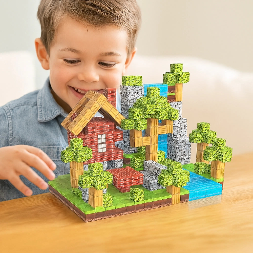 Magnetic Building Blocks Set