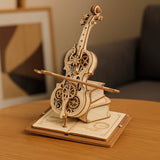 Wooden 3D Music Box Puzzle Set