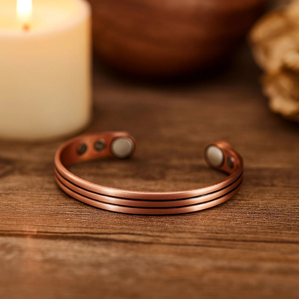 Magnetic Copper Cuff Bracelet