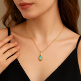 Metiseko™ Aquamarine Necklace