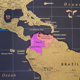 Scratch-Off World & USA Map Set