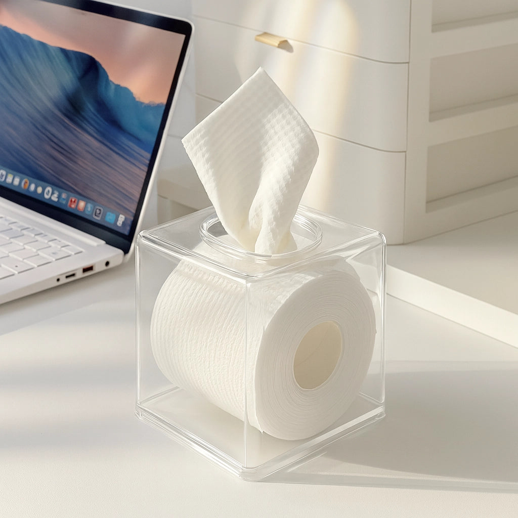 Clear Acrylic Tissue Box