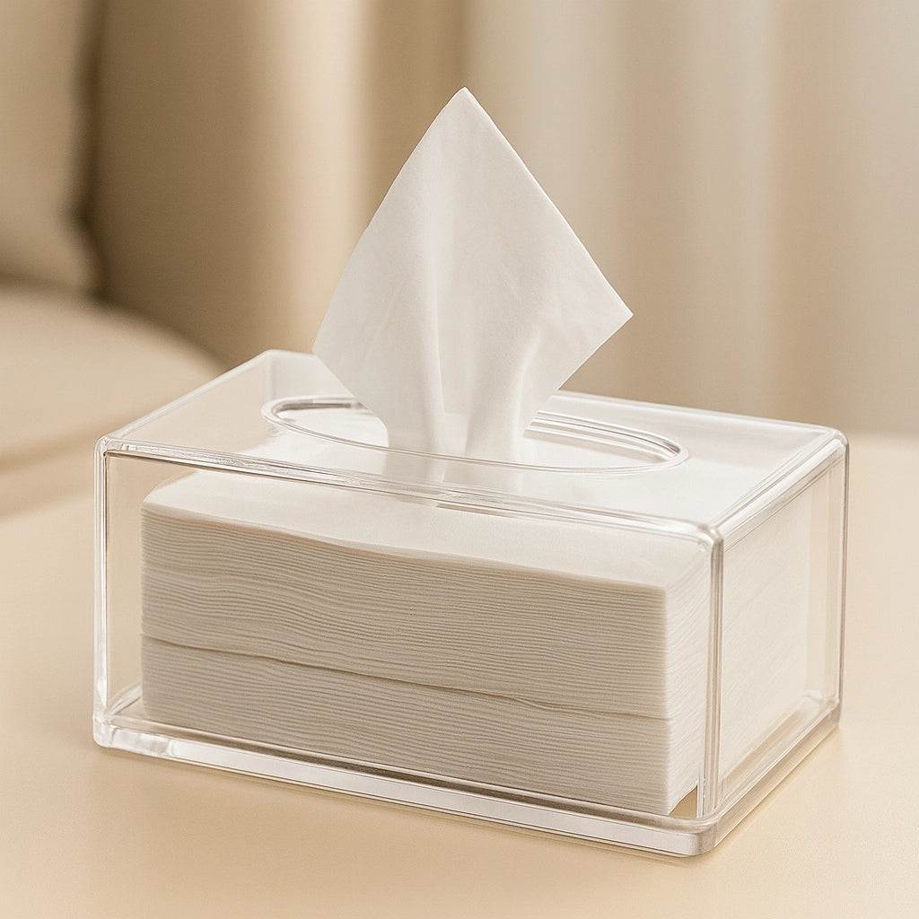 Clear Acrylic Tissue Box