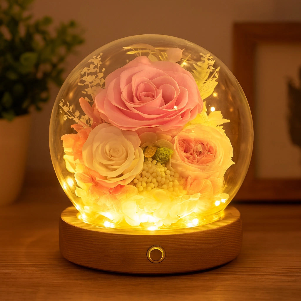 Eternal Rose Glass Dome Gift