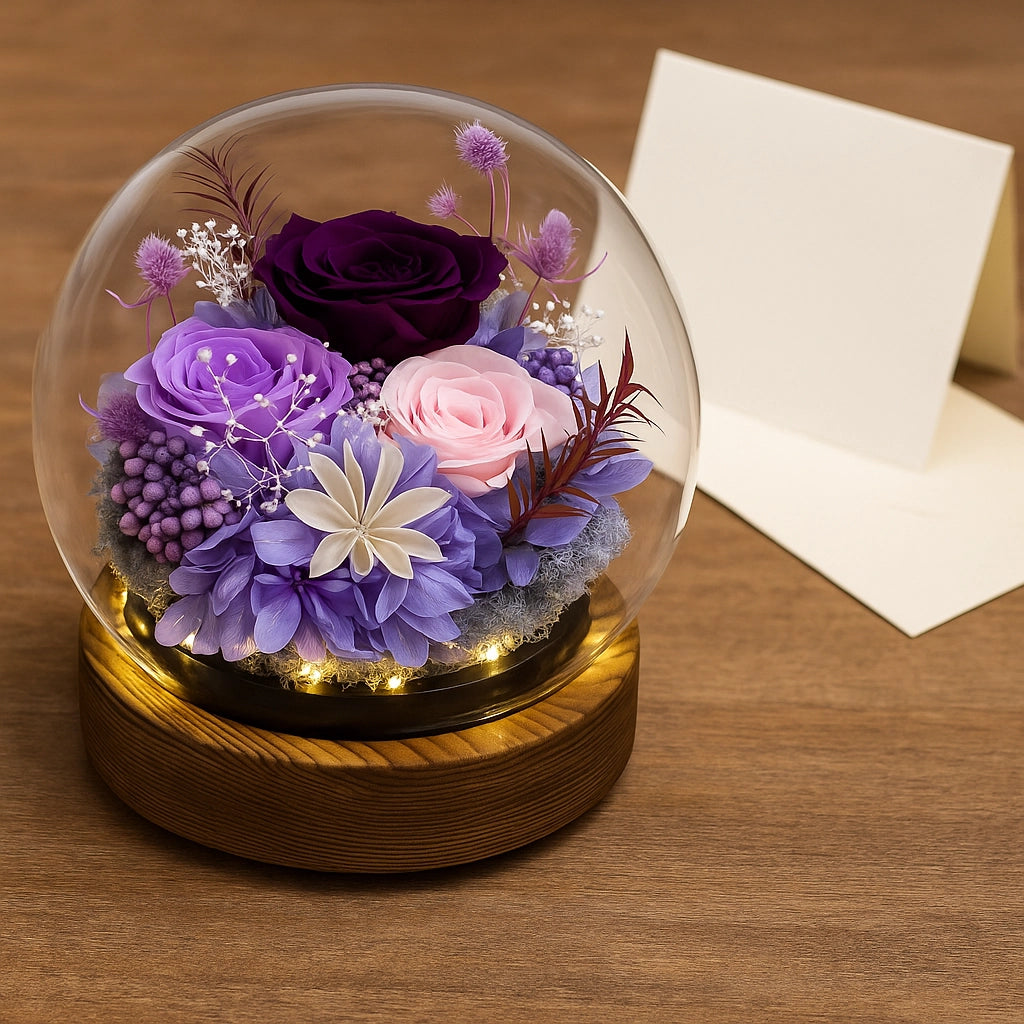 Eternal Rose Glass Dome Gift