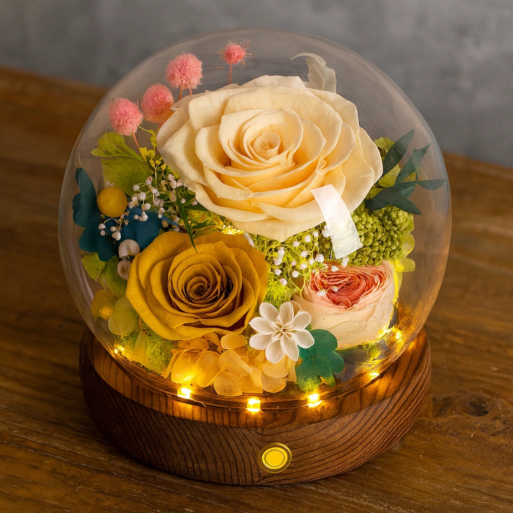 Eternal Rose Glass Dome Gift